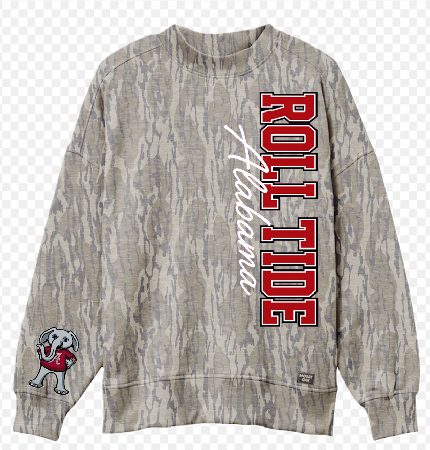 CUSTOMIZED Official Mossy Oak Mock neck - PRE ORDER - arrives end November - early December