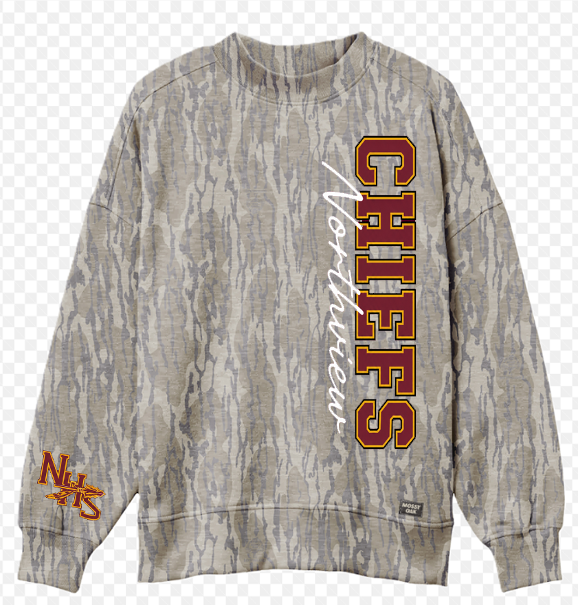 CUSTOMIZED Official Mossy Oak Mock neck - PRE ORDER - arrives end November - early December