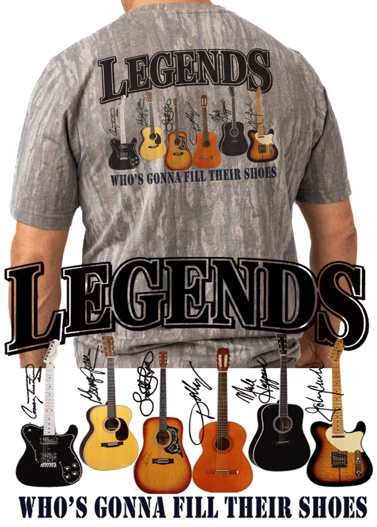 A little country music history on a shirt that men will actually wear