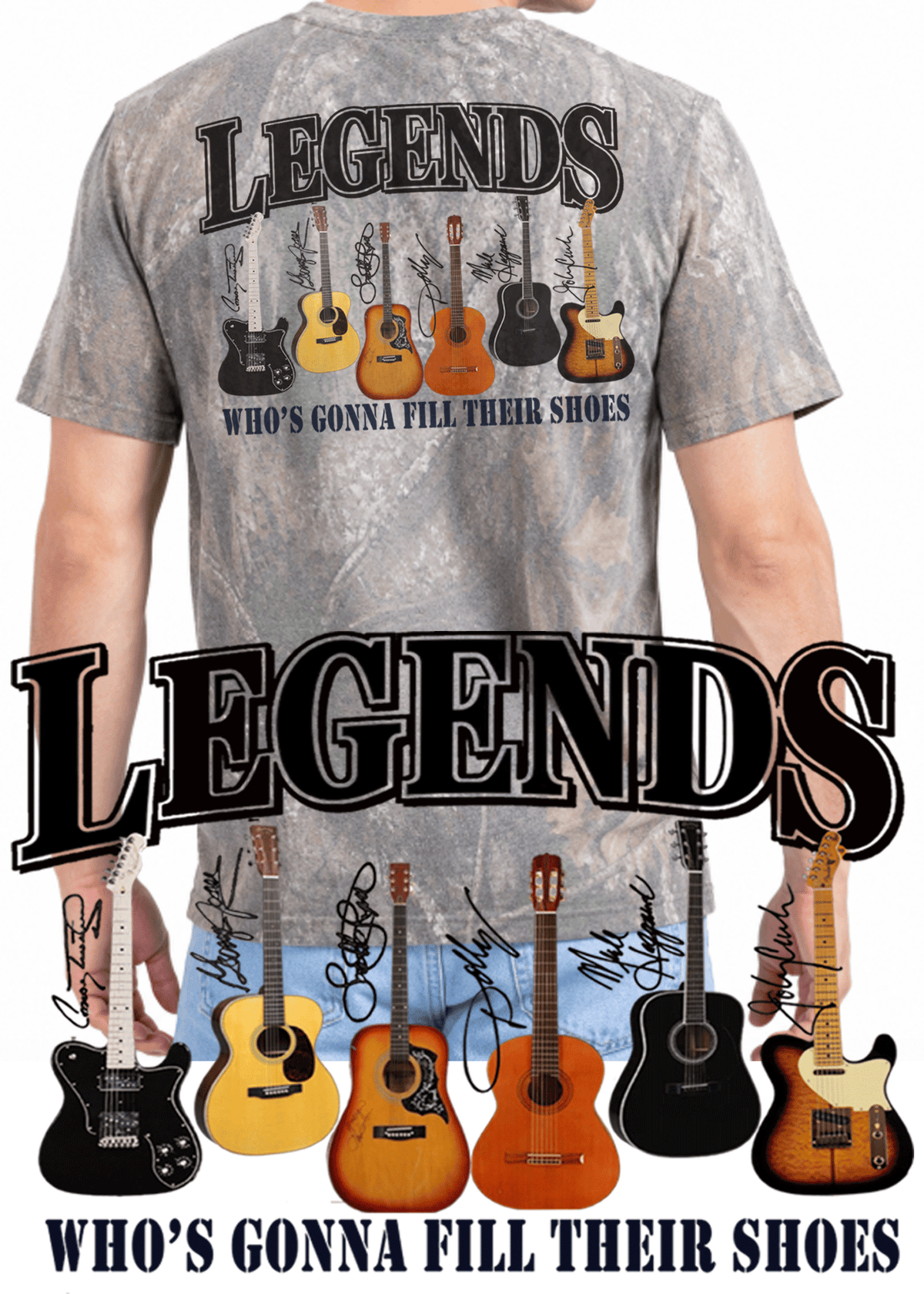 A little country music history on a shirt that men will actually wear