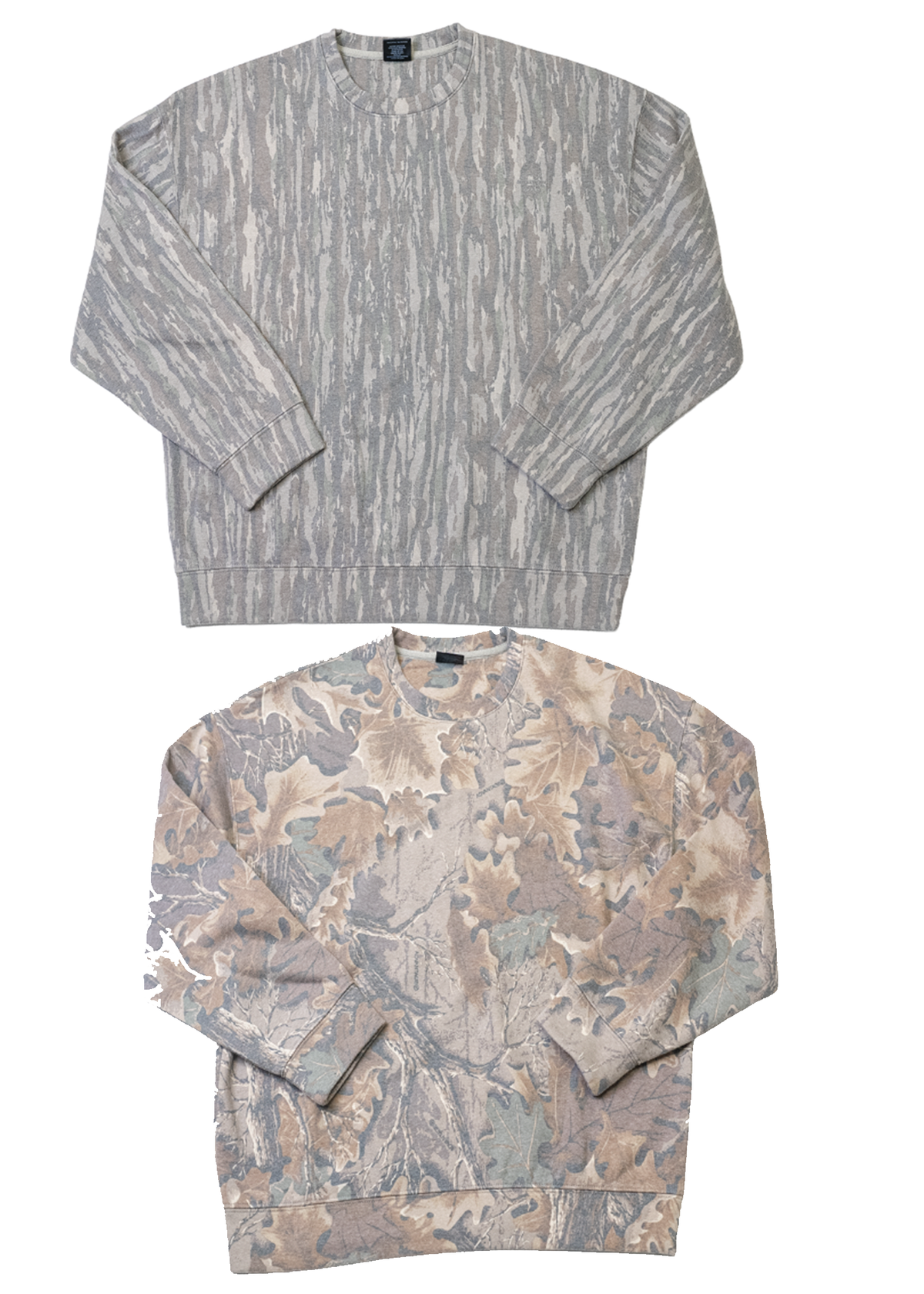 Men's Fleece Camo Crewneck | Realtree NO SMALLS PRODUCED