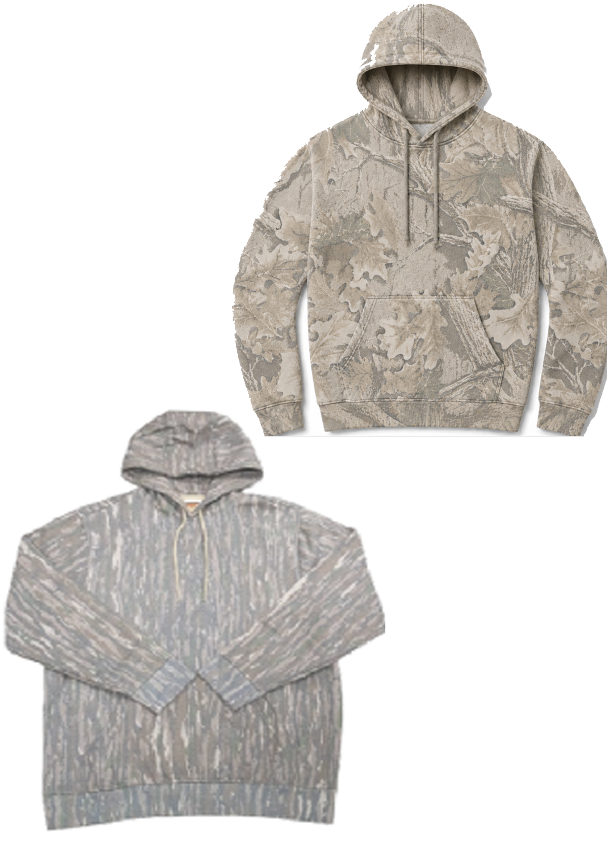 Men's Faded Poly Cotton Hoodie - Blank | Realtree
